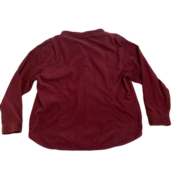 Vintage BUM Red Corduroy Button Down - Picture 2 of 7